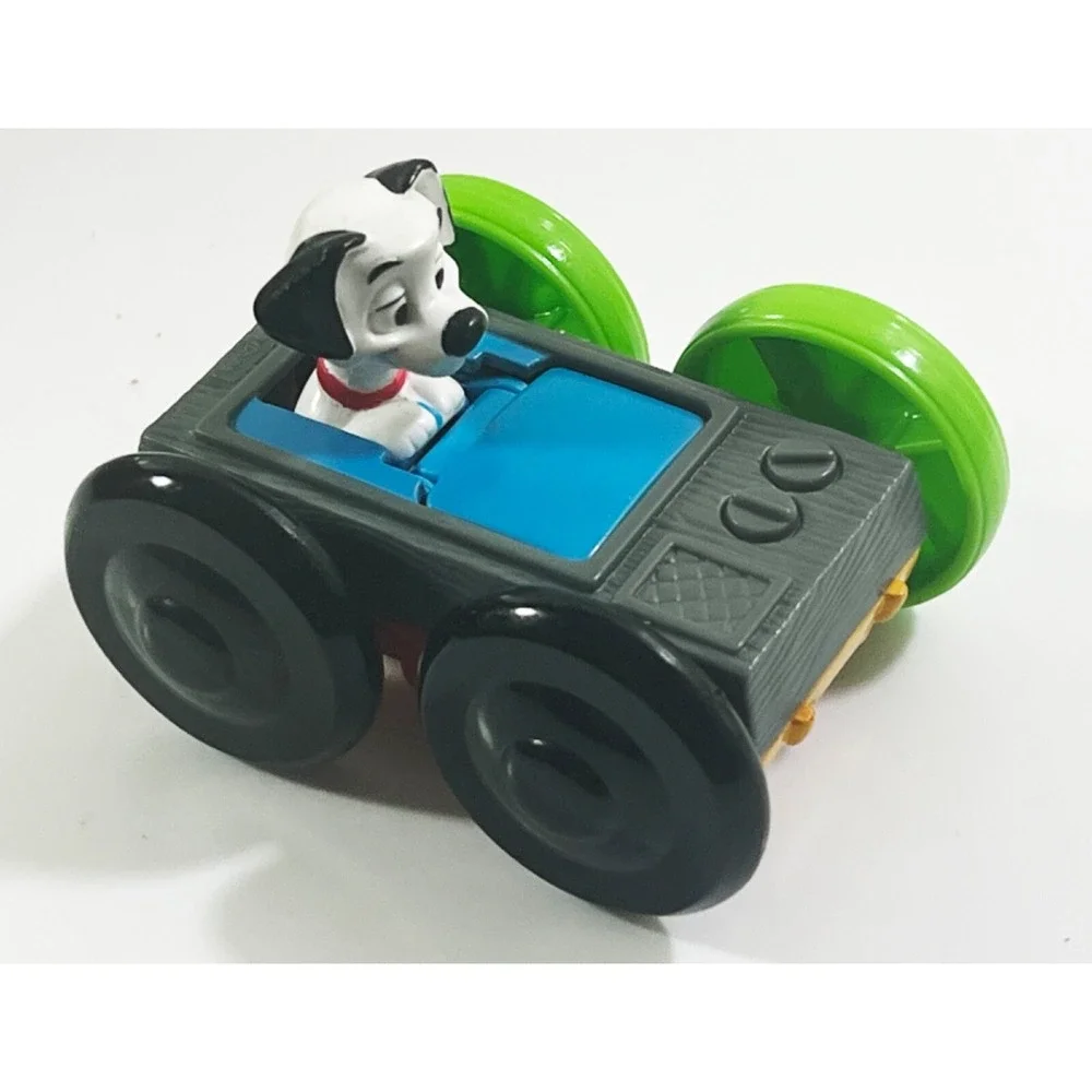 Vintage 1998 McDonald's Disney 101 Dalmatians Flip Car Cruella De Vil Puppy Dog‎